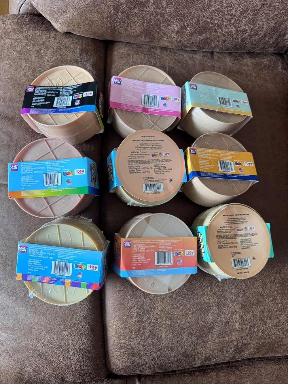 Mystery Squishy Dumpling Surprise Pack - 9 Packs